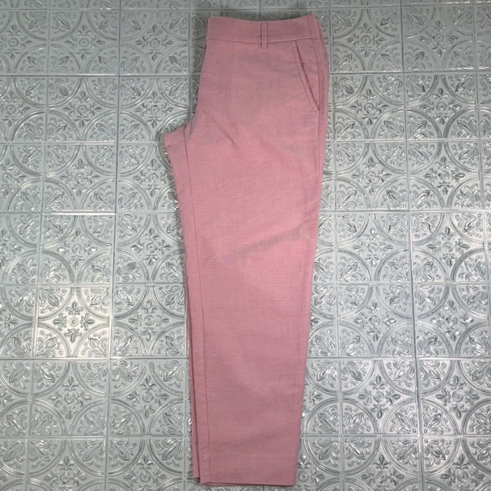 J. Crew NWT Pink Capris Skimmer Pant City Fit Size 8 - Picture 3 of 12